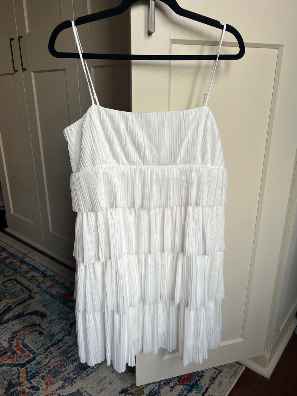 Amanda Uprichard "Hila" Dress in Pleats (NWT) white xl bridal wedding